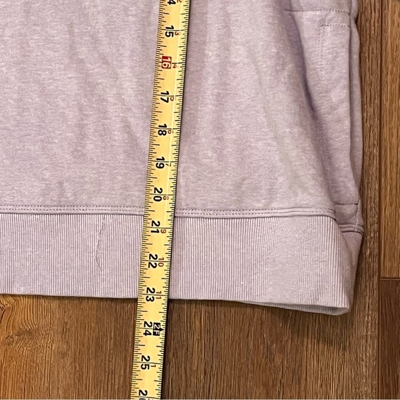 Calvin Klein Performance Womens L Embroidered Logo Pocketed Sweatshirt Lavender - Picture 9 of 11